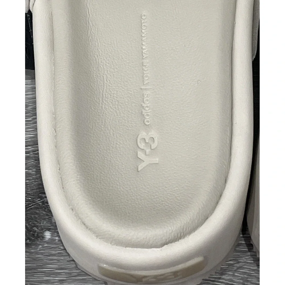 Y-3 Orbit Grey Clear Brown Beige White GW8630 Slide Sandal Mule‎ Slipper Men's 6